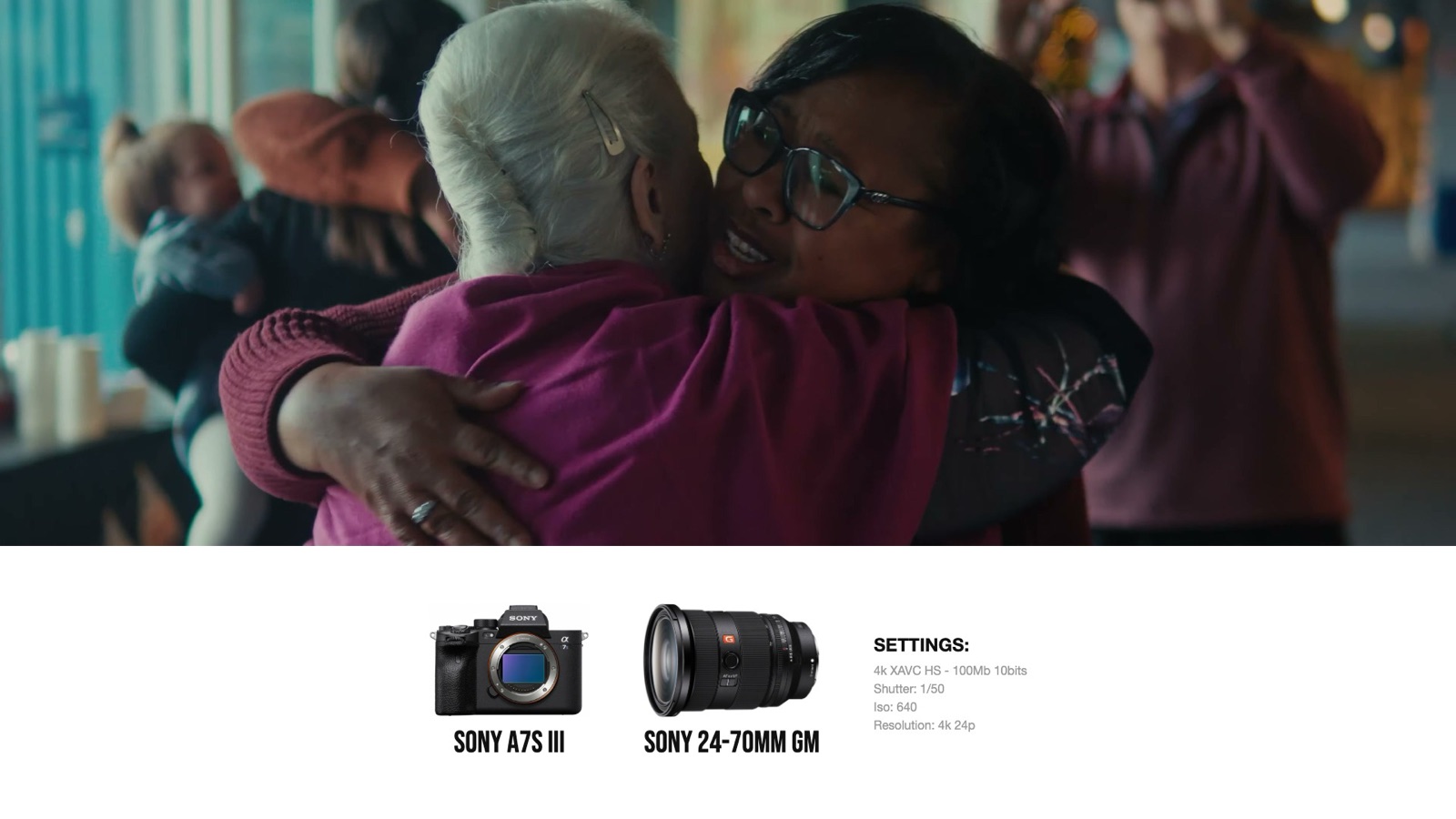Frame and camera settings from Turning 90