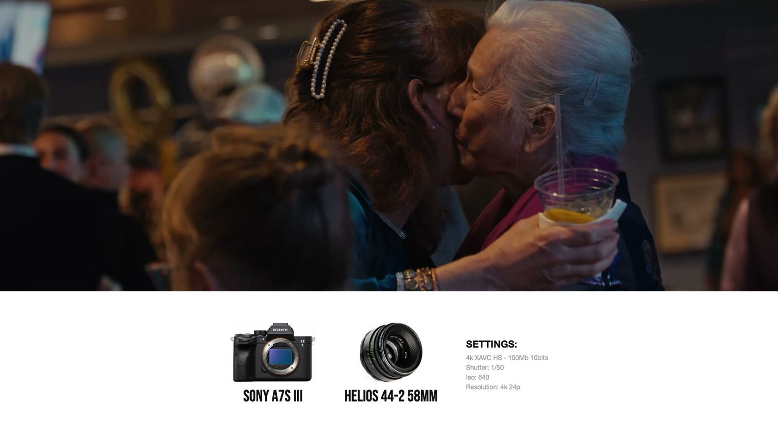 Frame and camera settings from Turning 90