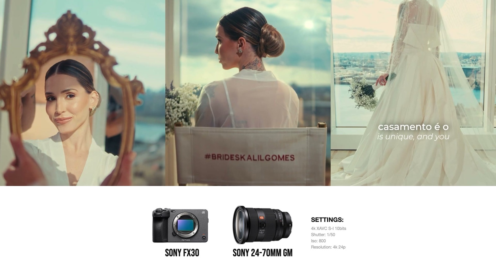 Frame and camera settings from Kalil Gomes