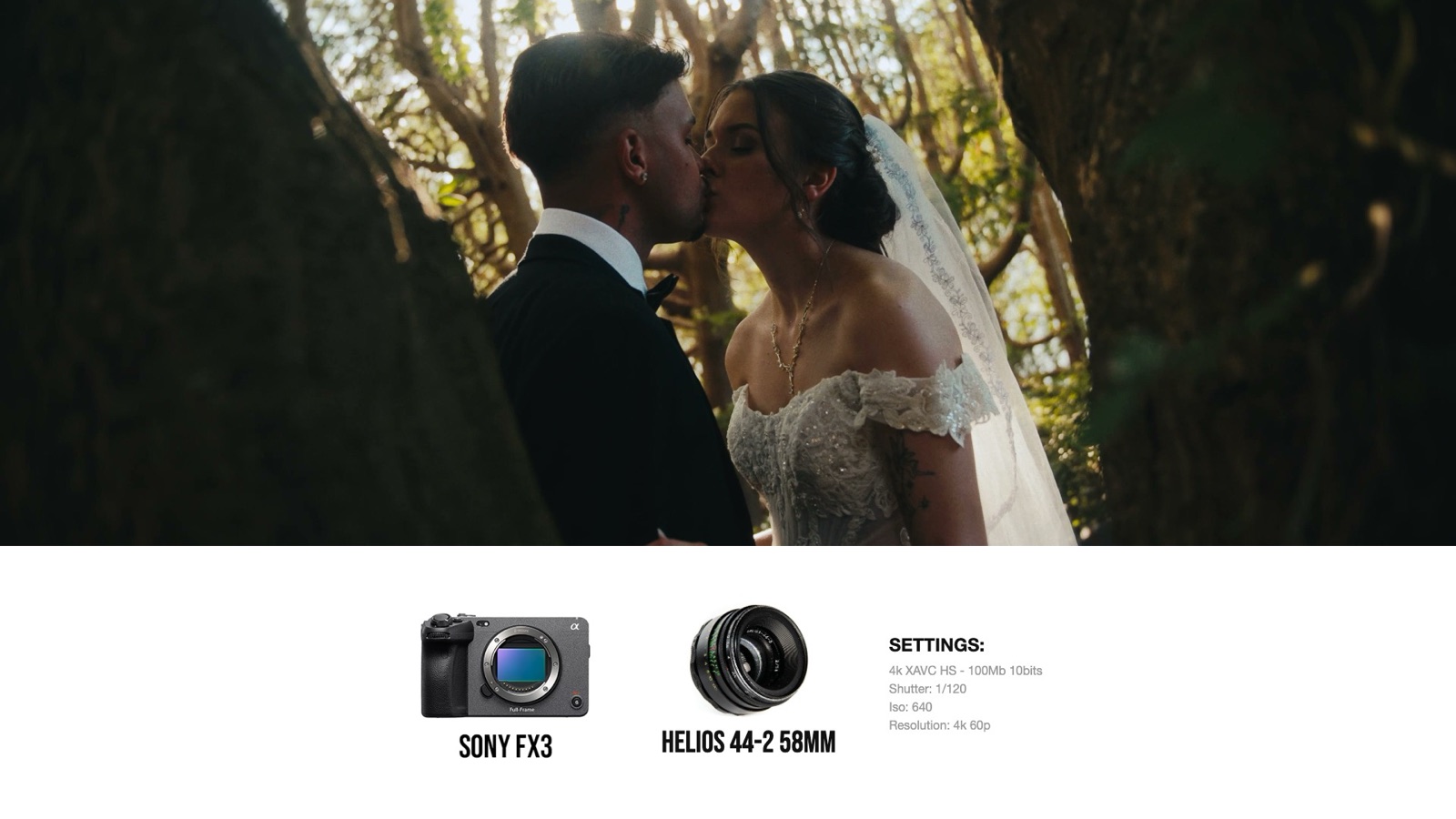 Frame and camera settings from Miranda & Ryan